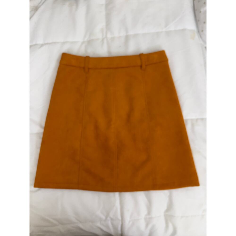 French Connection Faux Suede Mini Skirt, Size 6, EUC - Picture 7 of 7